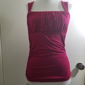 Bebe Brand Tang top in wine/burgundy color Size M